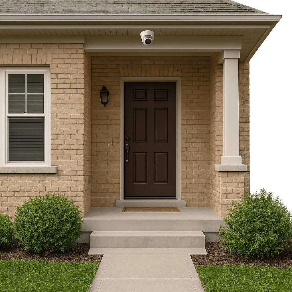 camera on house